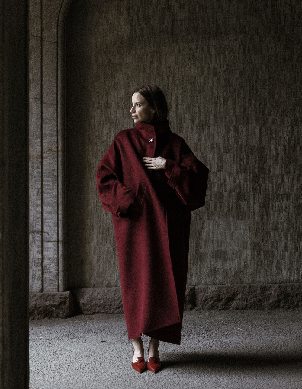 Пальто Zoe Burgundy