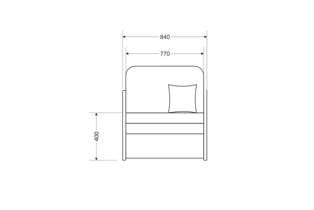Диван "Дариуш" (Ньютон плюм, 1 категория), Комфорт-S