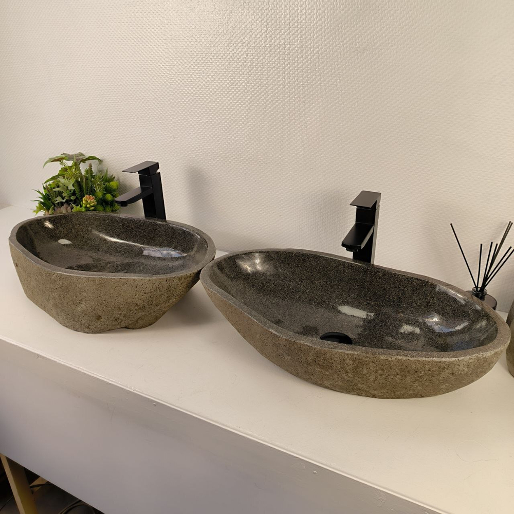 Раковина из речного камня ПАРА! RS-65541 61*36*15 0866