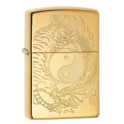 Зажигалка ZIPPO Classic с покрытием High Polish Brass (49024)