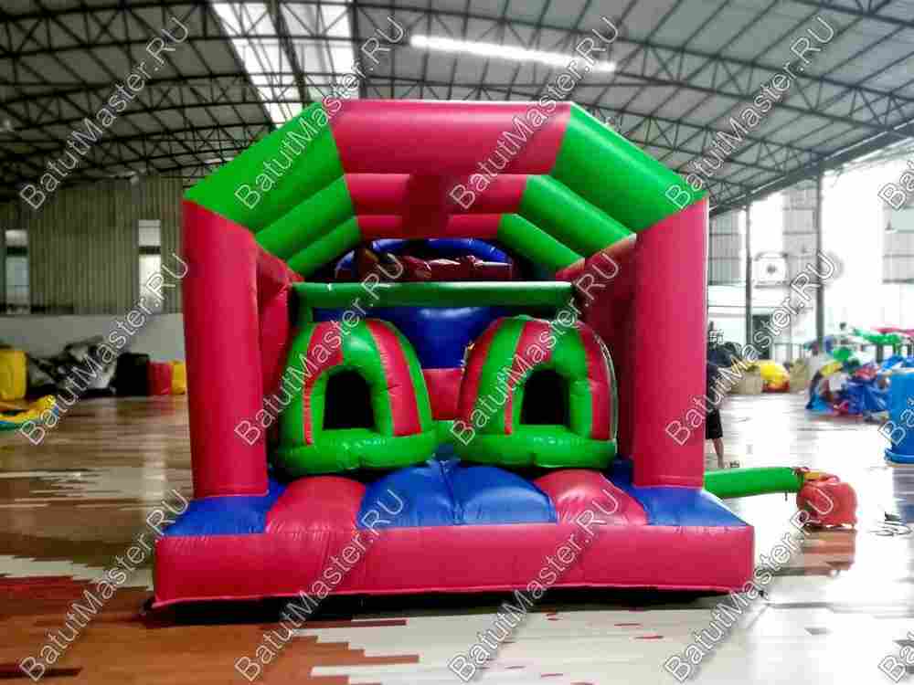 Коммерческая надувная полоса препятствий "Азарт" 25*3,5*4,5 м