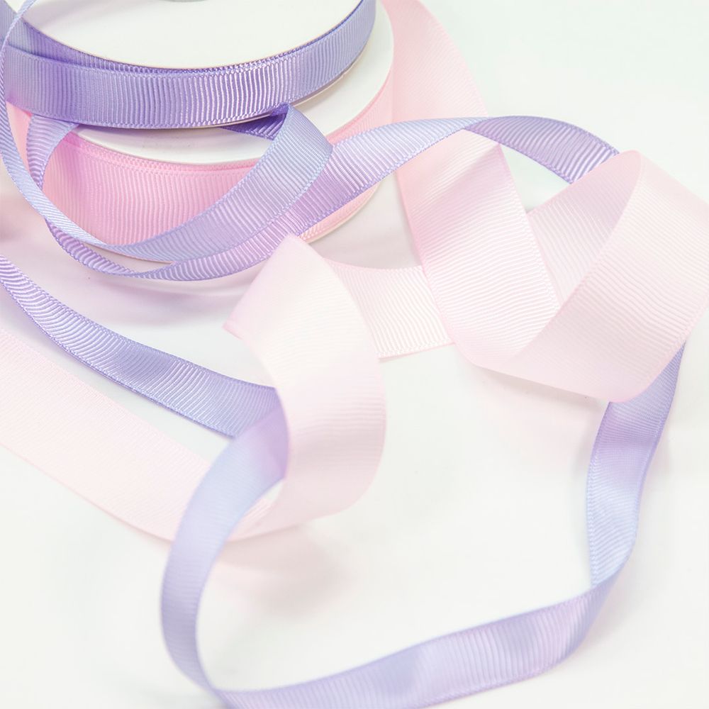 Лента репсовая (2,5 см*22,85 м) Розовый, 1 шт.