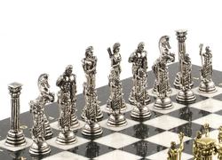 Шахматы настольные "Посейдон" 32х32 см доска из камня  G 120786