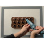 Форма силиконовая для приготовления конфет tartufino, 11х21 см