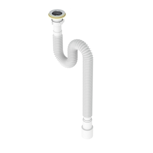 Гофросифон 1 1/4"*40/50 удлиненный F213-АК САНДЕСАНТ (1200мм)