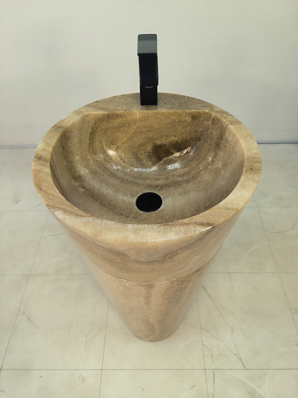 Раковина напольная из оникса Sunset ON-61352 (45*45*90)