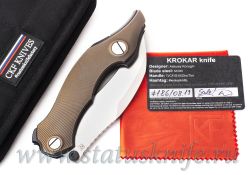 Нож Krokar Ti (Алексей Коныгин, титан, цирконий, M390)фотография - 9