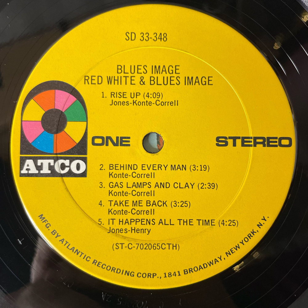 Винтажная виниловая пластинка LP Blues Image, Red White and Blues Image (США 1970)