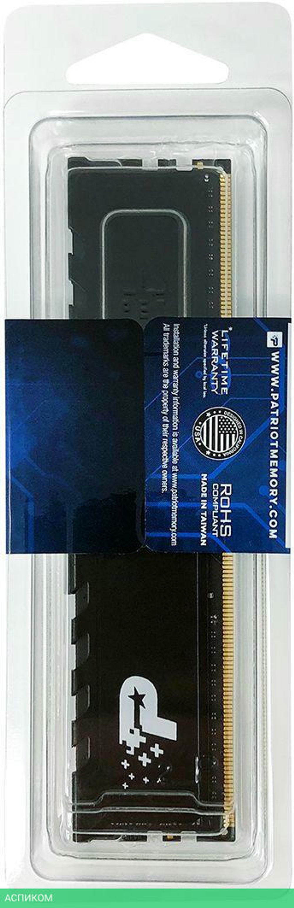Оперативная память Patriot Signature Premium Line 16GB DDR4 PC4-25600 (PSP416G320081H1)