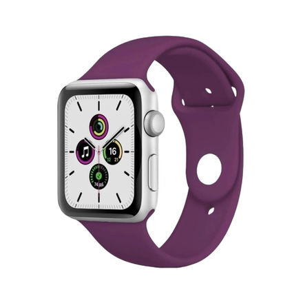 Силиконовый ремешок Apple Watch, 38/40/41, S/M, баклажан