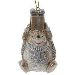 GAEM Фигурка декоративная подвесная "Ежик", L4 W5 H9 см, 4в.