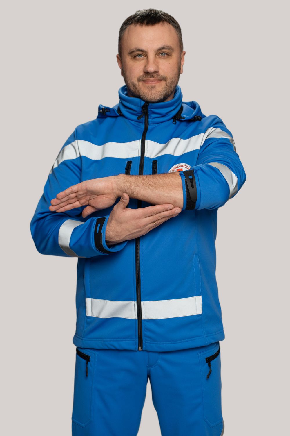 Костюм демисезонный мужской Скорая помощь MedicLine SOFTSHELL