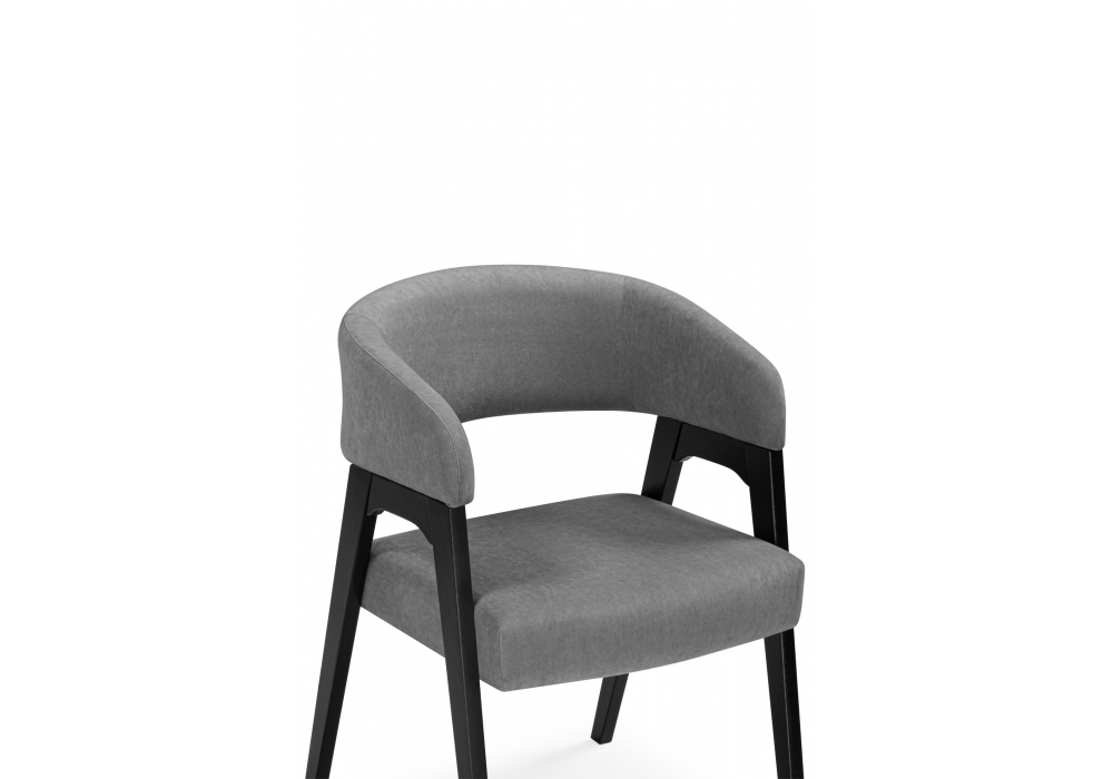 Стул деревянный Woodville Невада 1 ткань 234, черное дерево