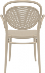 Кресло пластиковое Siesta Contract Marcel XL, бежевый