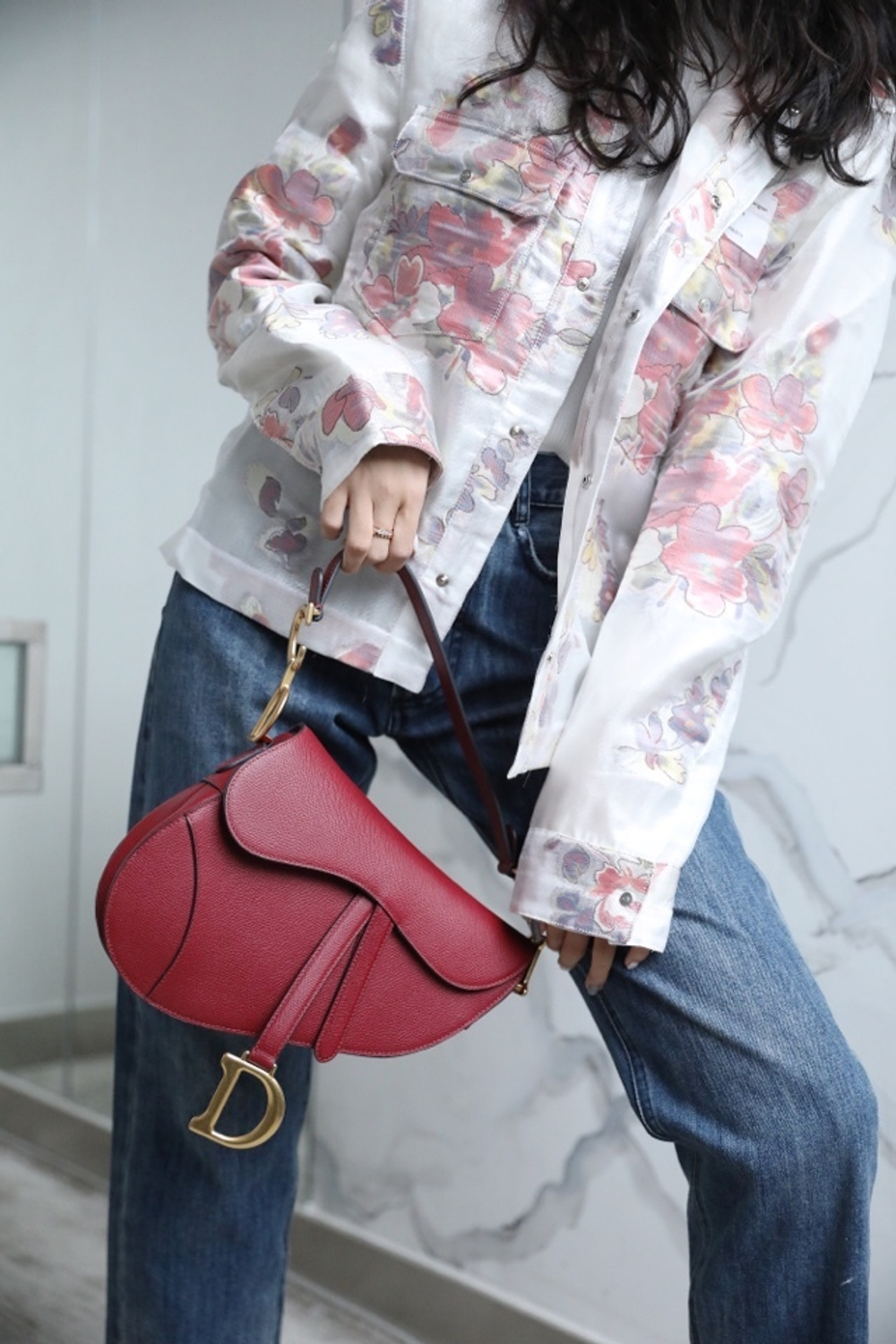 Christian Dior Saddle Bag 25 cm