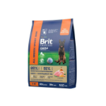 Корм для собак сухой BRIT PREMIUM с курицей д/вз.соб. всех пор. с выс. затр. энергии "Sport 5000",3 кг