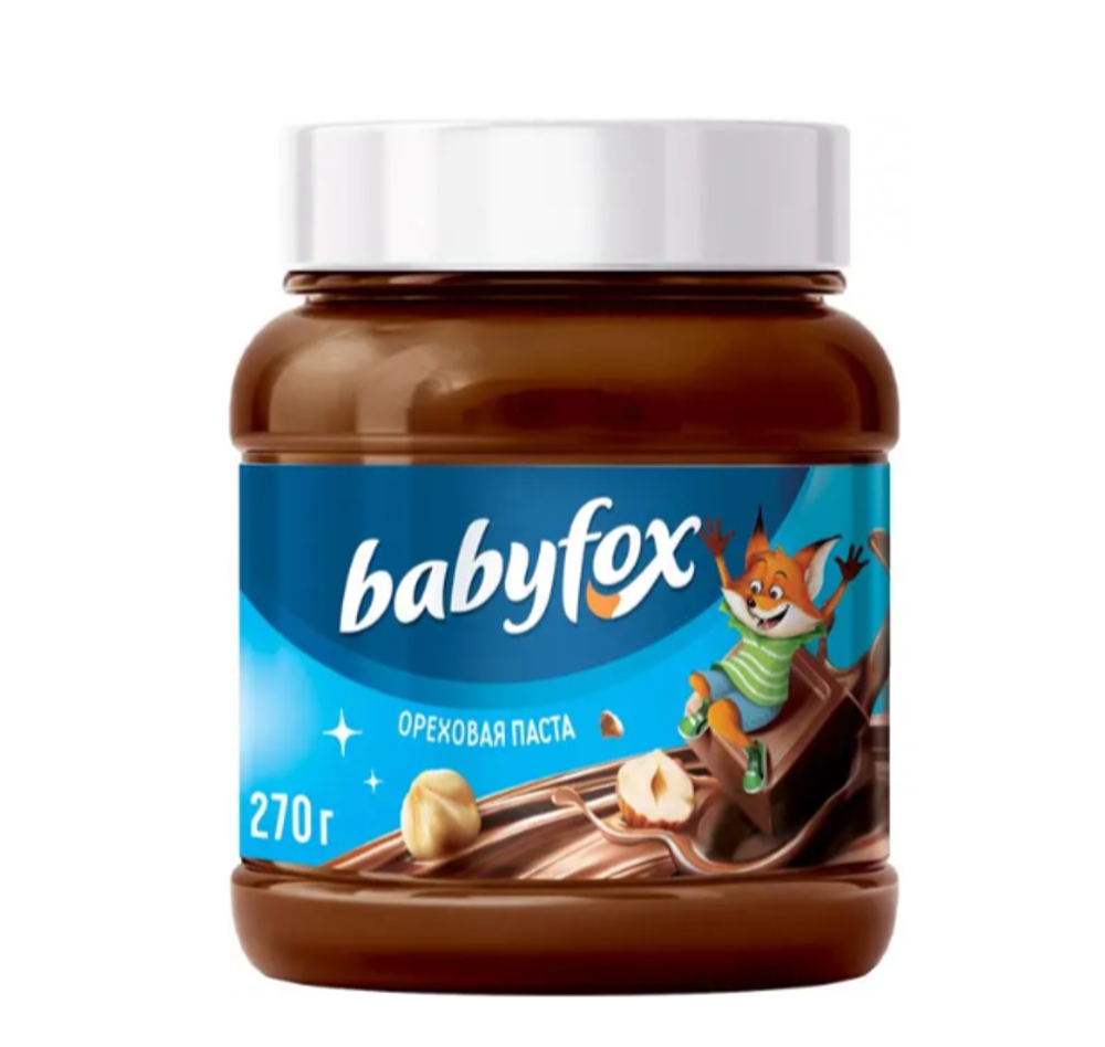 «BabyFox», паста шоколадно-ореховая, 270 г