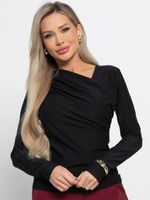 Лонгслив Стильный вызов (черный) Б15175-25М LT Collection