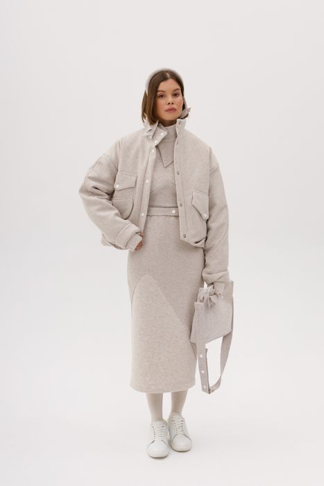 ЮБКА РУТЕС БЕЖЕВЫЙ НАЧЕС