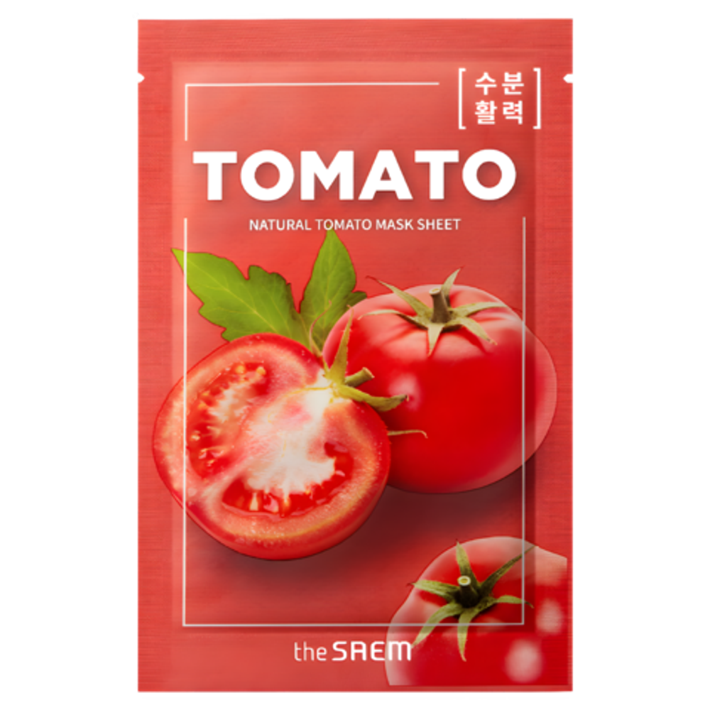 The Saem Маска на тканевой основе для лица с экстрактом томата Natural Tomato Mask Sheet