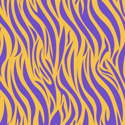 Абстрактная фиолетово-желтая зебра