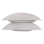 Комплект из двух сатиновых наволочек 70х70см | светло-лавандовый