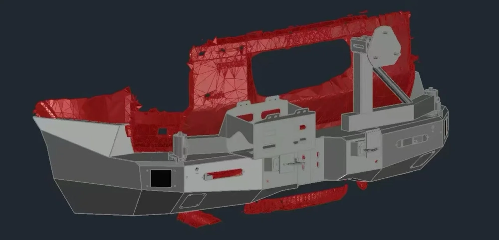Силовой передний бампер для Toyota Land Cruiser Prado 250 LC250 Крузак Тойота Защита бампера стальной бампер