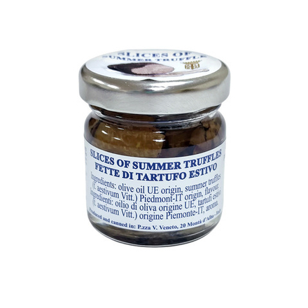 Трюфель черный летний в слайсах (карпаччо в трюфельном масле), ТАРТУФИ МОРРА, 28г