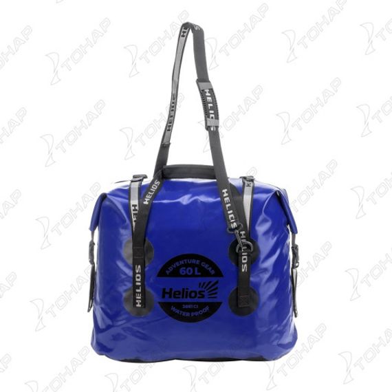 Гермосумка 60л (ПВХ, синий/черный) (HS-GS-60-BB) Helios