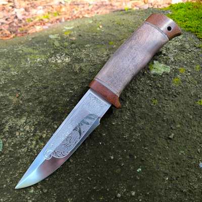 Туристический нож НС-63 Ицыл, гравировка (Златоуст)