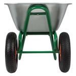 Тачка садово-строительная, 2-х колесная, усиленная, грузоподъемность 320 кг, объем 100 л Palisad