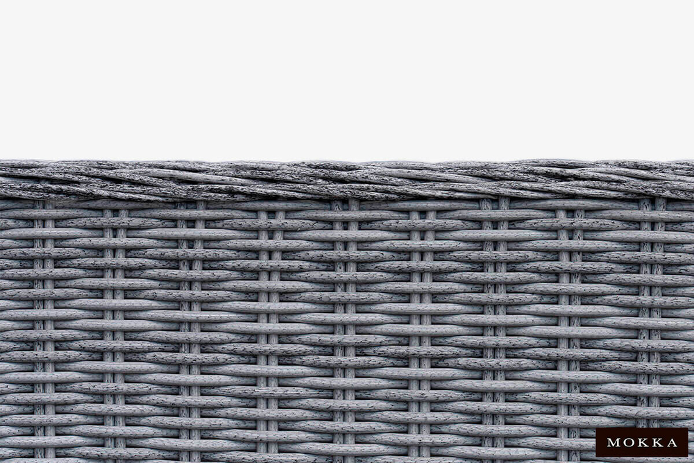 Комплект плетеной  мебели MOKKA RIMINI (стол кофейный, 2 кресла, диван 2 х-местная)