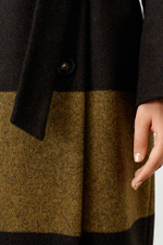 0090 Пальто женское (темно-коричневый)