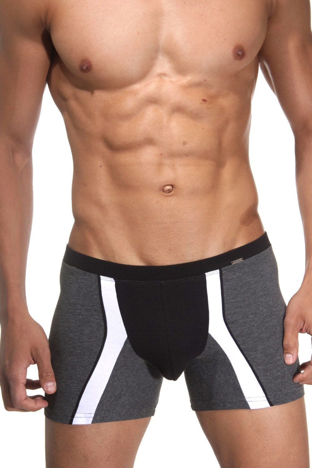 Серо-черные трусы-боксеры Doreanse Supporters Boxer (Размер: M) (Цвет: серый с чёрным)