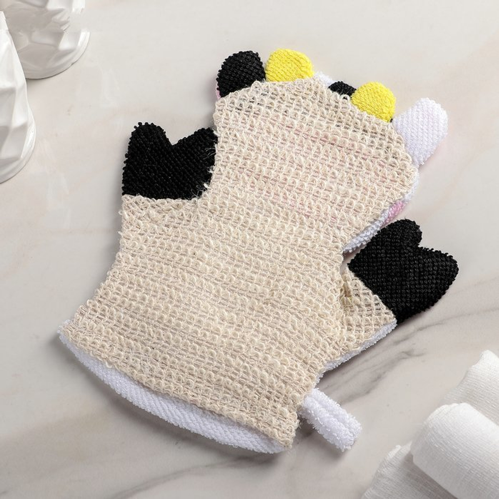 4442516 Мочалка варежка детская "Му-му"