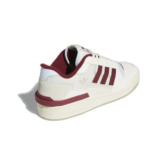 Кроссовки Adidas Forum Exhibit Low White/Burgundy