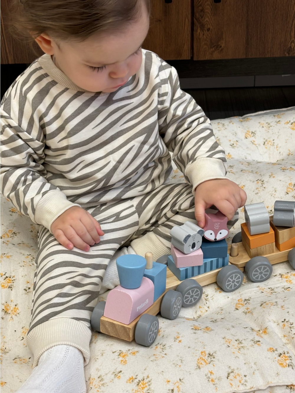 Комплект Mjölk Дымчатая зебра