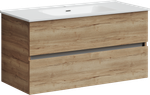 Тумба с раковиной Sancos Urban, 99 см., ламинат коричневый, UR100EG