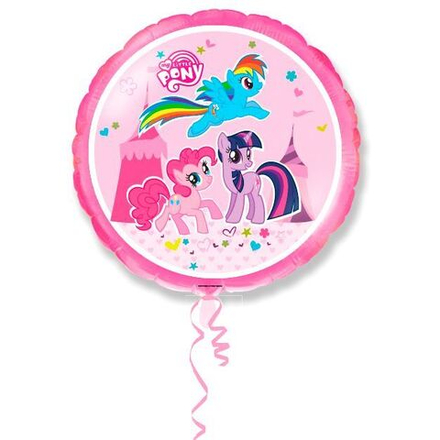 18 Круг Пони / Pony / 1 шт /, Фольгированный шар.Е29