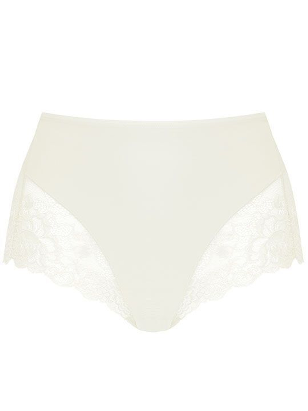 Трусики-слипы с кружевом Greta (Размер: XXXL) (Цвет: молочный)