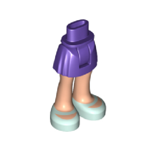 ноги с юбкой минифигурки 92252c00pb018