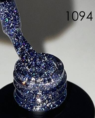 NR гель-лак Bright Flash 1094 - Светоотражающий синий, 10мл