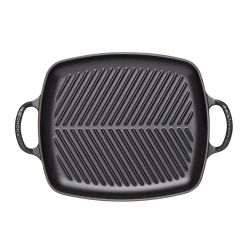 Чугунная сковорода-гриль Le Creuset, 30x27 см, Черная