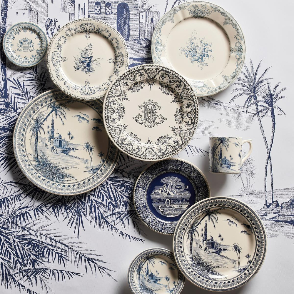 Набор обеденных тарелок Les Depareillees Blue (27.3 см), 6 шт.