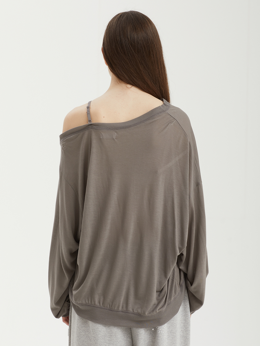 Женская Толстовка One-shoulder Oversized