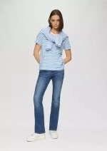 Футболка в полоску Relaxed Fit с вышивкой в форме сердца s.Oliver