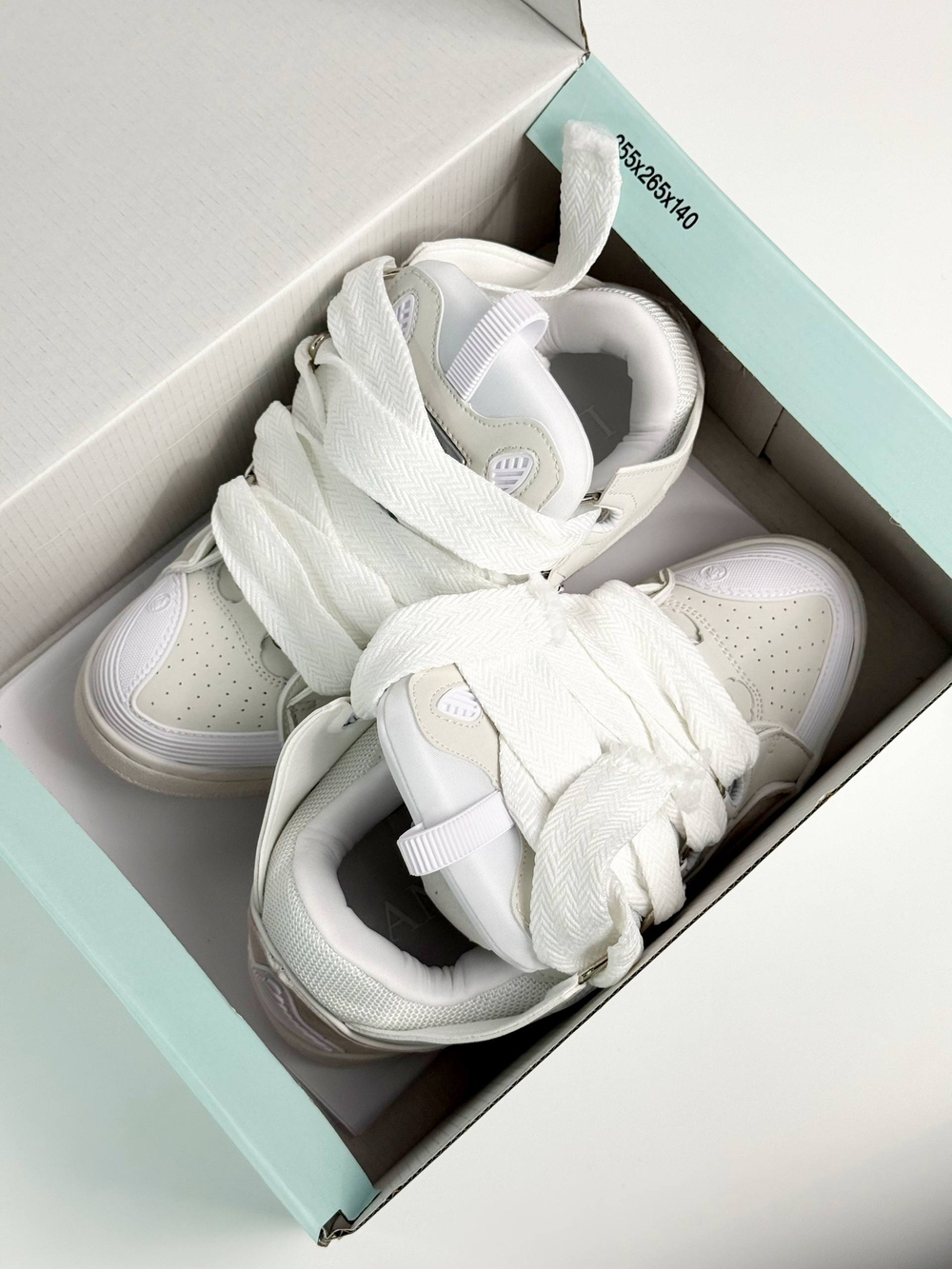 Кроссовки Lanvin curb #B140 (беж.)