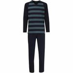 Мужская пижама со штанами зеленая в полоску Tom Tailor 071099/5624 322