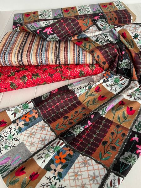 ПОЛОСКИ - персиковый, коричневый, 100% хлопок 4