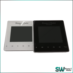 Комплект влагостойкой акустики для бани, сауны и хамама - SW 1 Black STANDART